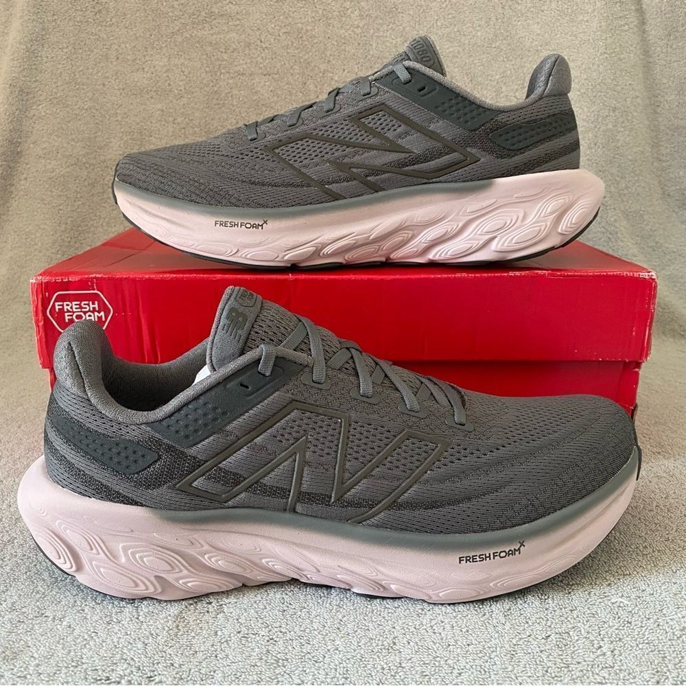 New Balance Shoes Womens 13 D Gray Purple 1080v13 Wide Running Sneakers W1080Z13